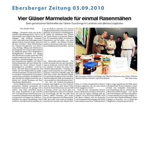 Süddeutsche Zeitung 03.09.2010